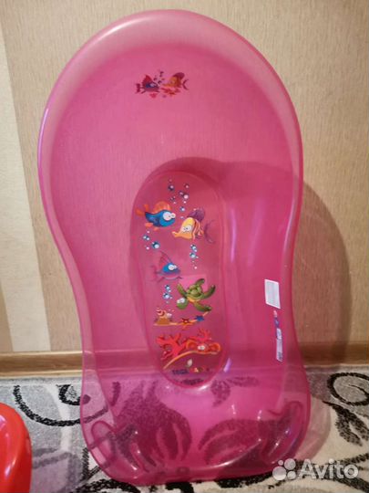 Ванночка для купания с горкой