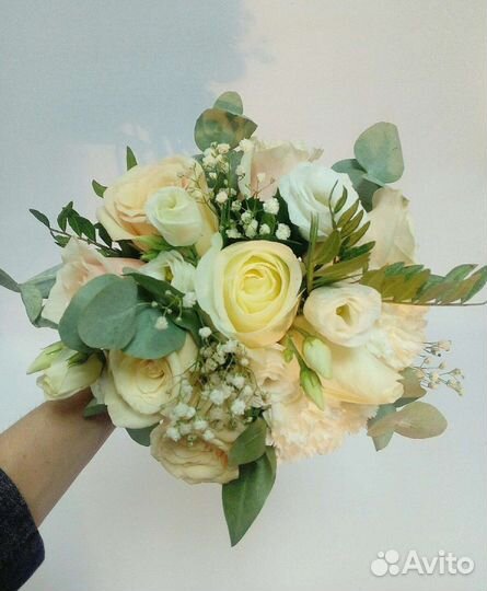 Цветы розы букет