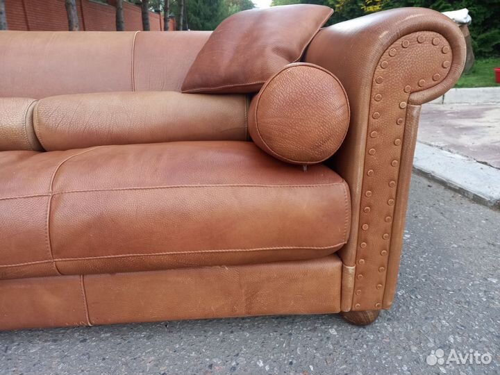 Кожаный диван Baxter Италия