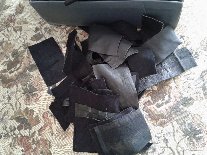 Кожа натуральная в лоскутках