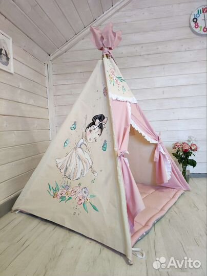 Вигвам с балериной