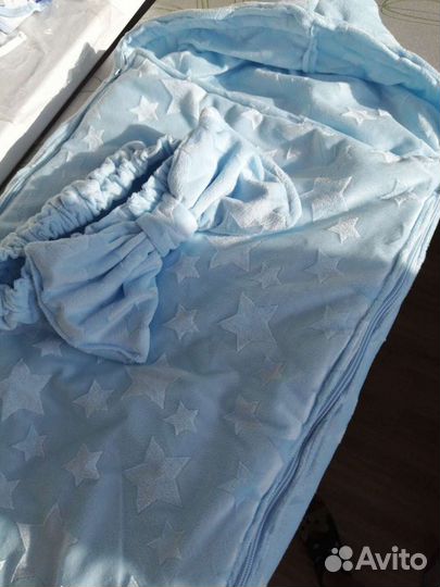 Конверт малышу на выписку