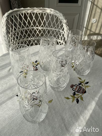 Хрустальные стаканы