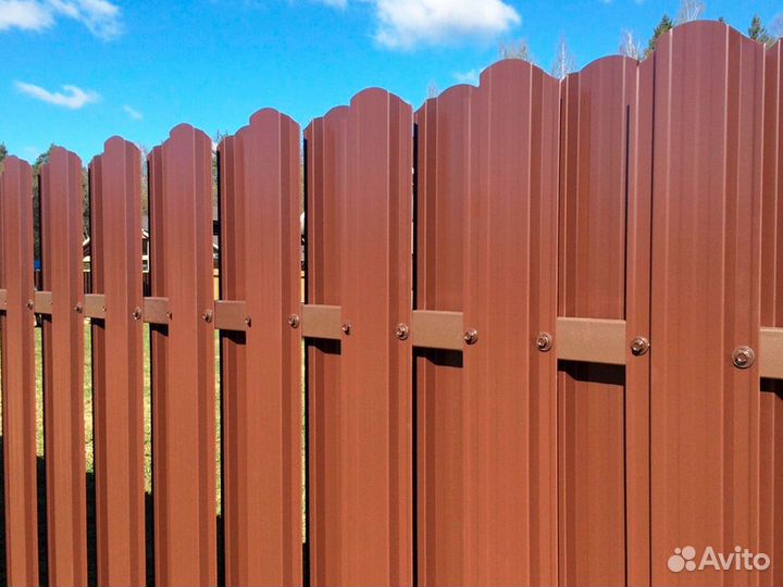 Штакетник металлический