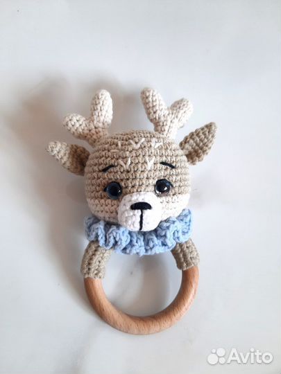 Погремушка, грызунок ручной работы