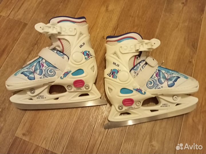 Коньки детские раздвижные nordway размер 27-30