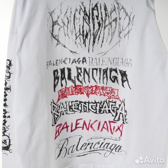 Лонгслив balenciaga diy metal