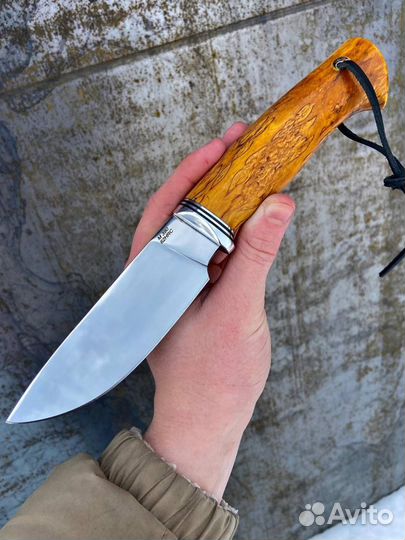 Шкуросъемный нож из нержавеющей стали М390