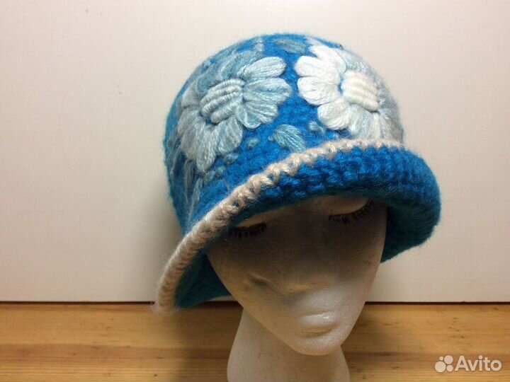 Чудесная вязаная шляпка, 54-57, арт 207