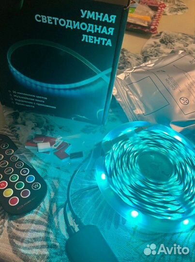 Светодиодная лента rgb новая 15 метров