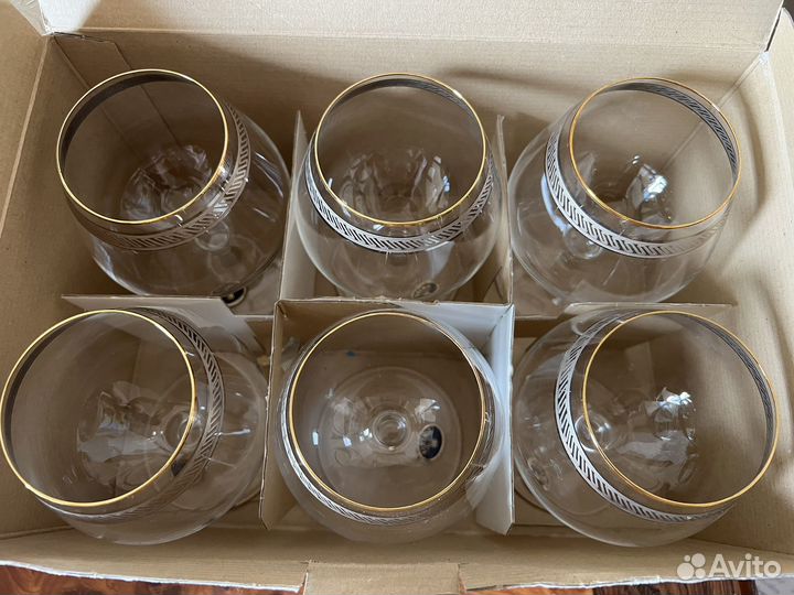 Набор бокалов bohemia (коньяк, бренди )