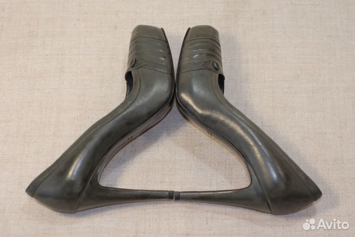 Кожаные туфли на каблуке Matilda Италия. Пересылаю