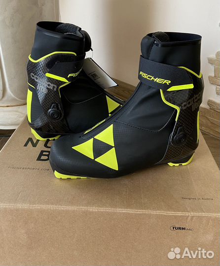 Лыжные ботинки Fischer carbonlite skate новые
