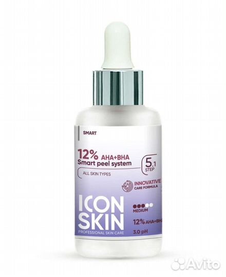 Icon skin peeling with AHA + BHA complex