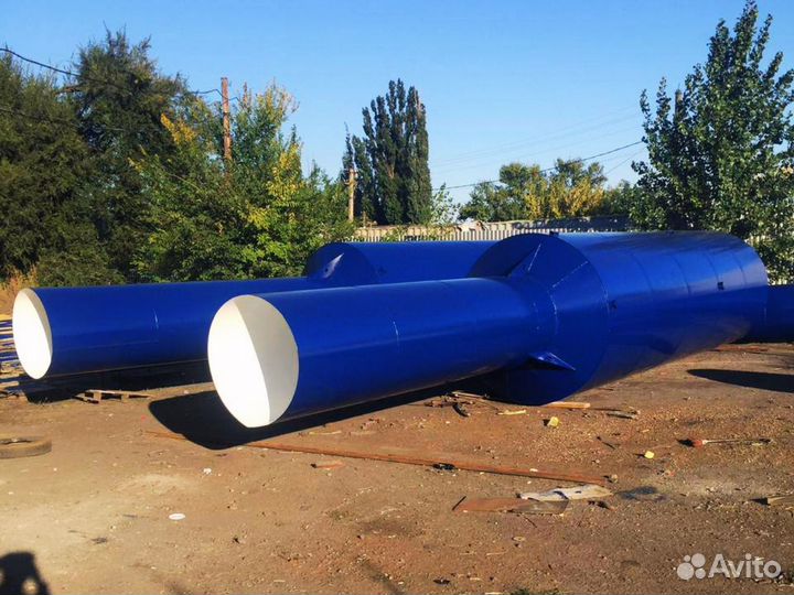 Резервуар горизонтальный стальной