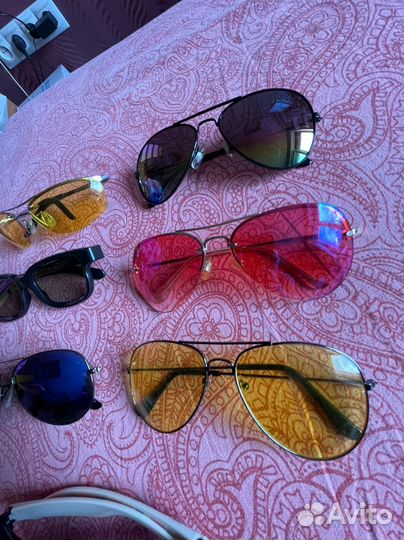 Солнцезащитные очки женские 7 штук