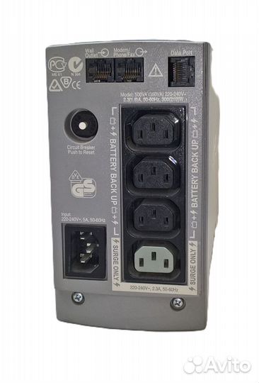 Ибп APC Back-UPS CS 500 без акб