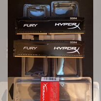 Оперативная память ddr4 hyperx fury 8gb