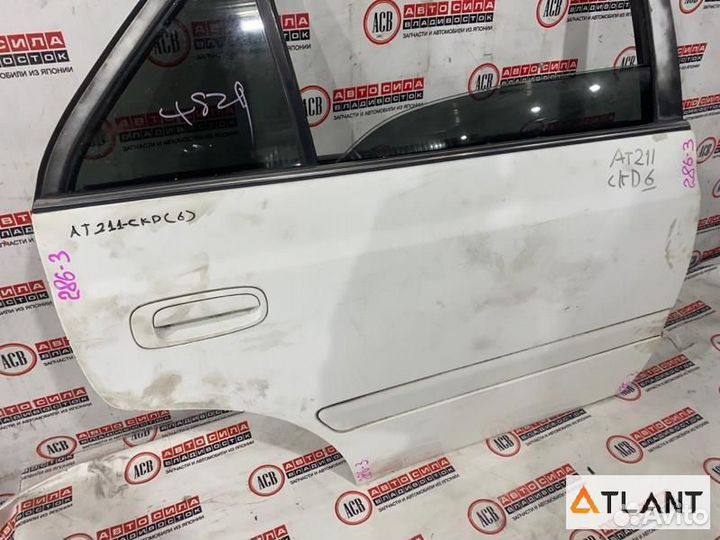 Дверь задний правый toyota carina