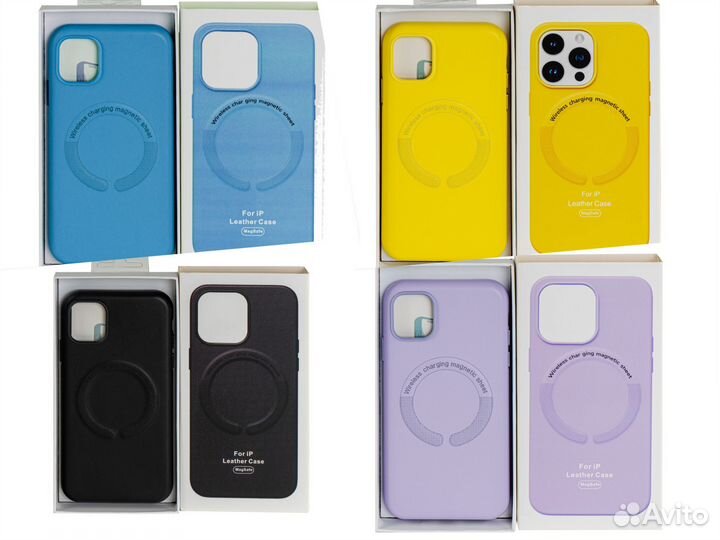 Чехол iPhone 11 кожаный с Magsafe