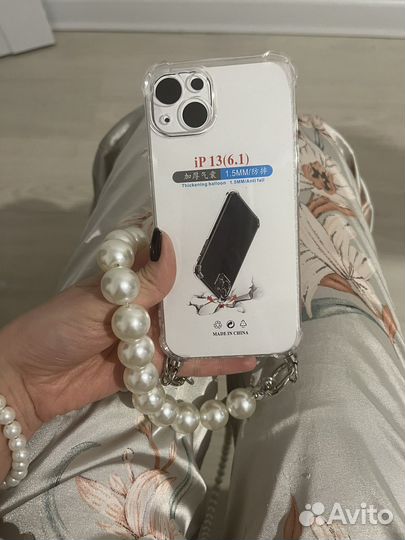 Чехол на iPhone 14 pro max с цепочкой