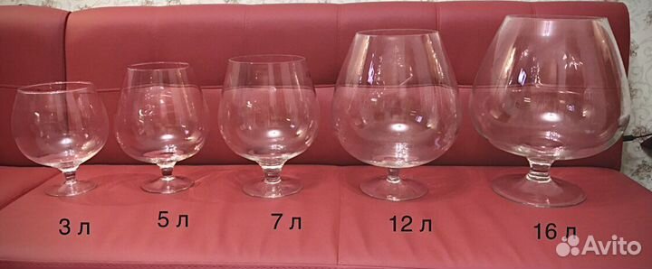 Аквариум ваза бокал