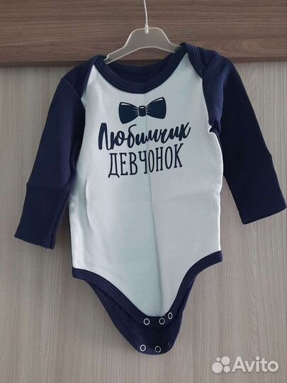 Боди с длинным рукавом