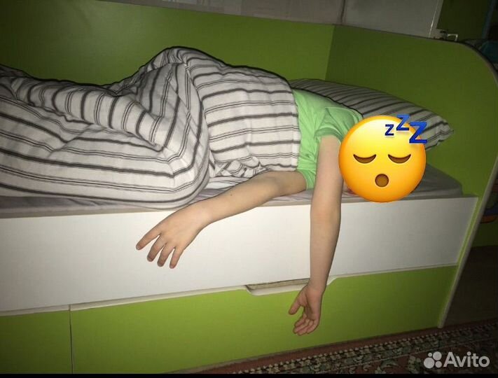 Детская кровать от 3 лет с ящиками