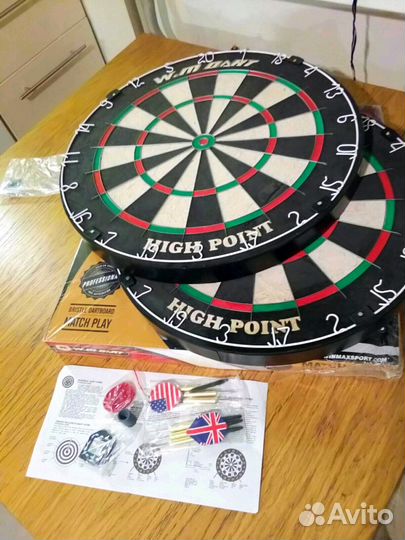 Мишень для дартс профессиональная с дротиками
