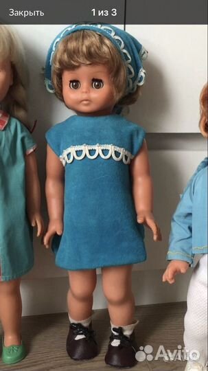 Много кукол ГДР советского времени