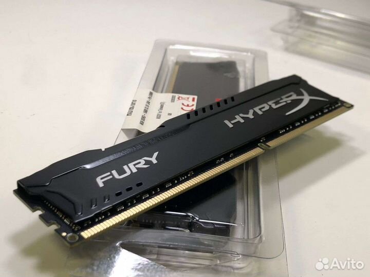 Ddr3 8GB 1600mhz HyperX Fury память для компьютера