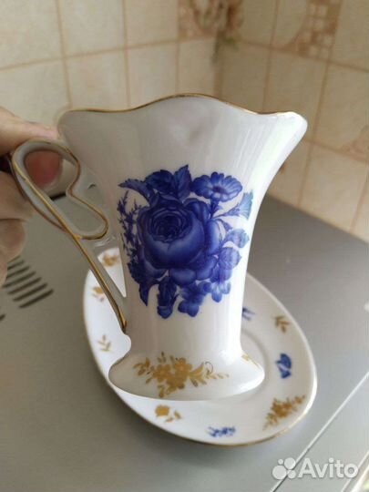 Чайная кофейная пара Leonardo collection новая