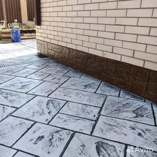 Штампы печатный бетон