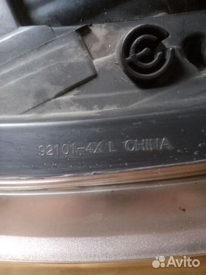 Фара kia rio 3 линза