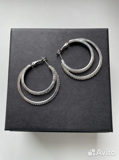 Серьги колечки