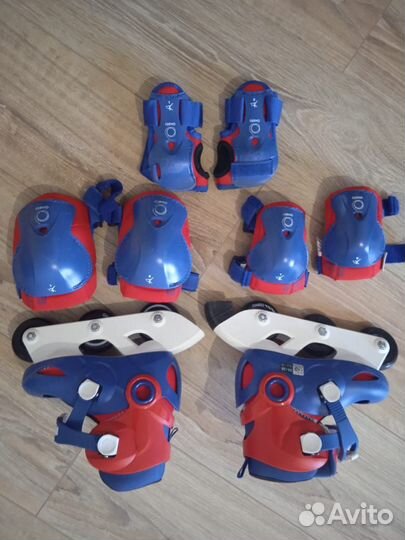 Детские ролики с защитой