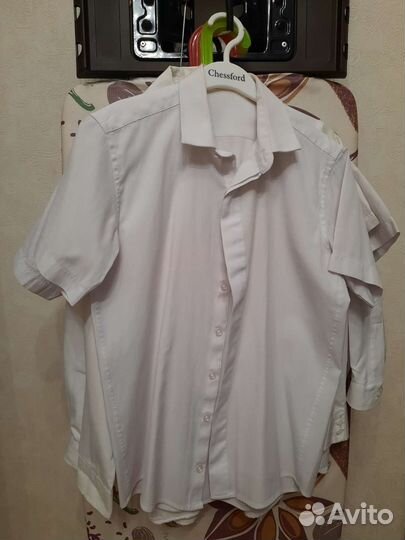 Рубашка школьная для мальчика 140