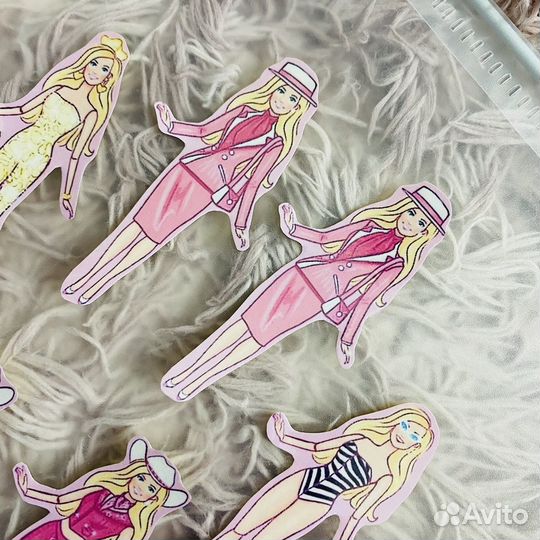 Наклейки Барби Марго Робби