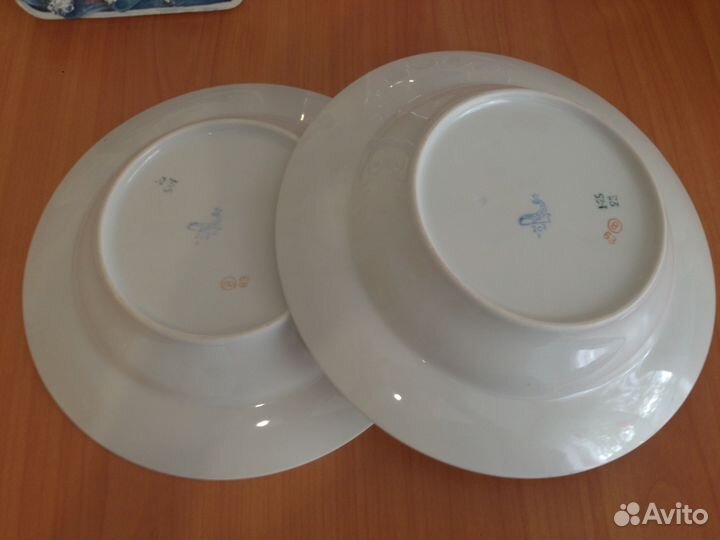Суповые тарелки Бфз Богдановичский фарфоровый заво