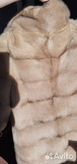 Шуба норковая 42 44 поперечка