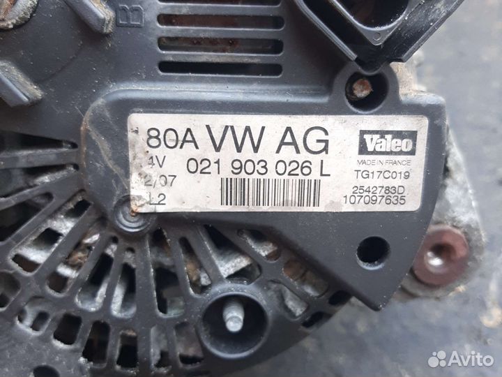 Генератор 180A VW Passat B6 2.0 TDI BMP