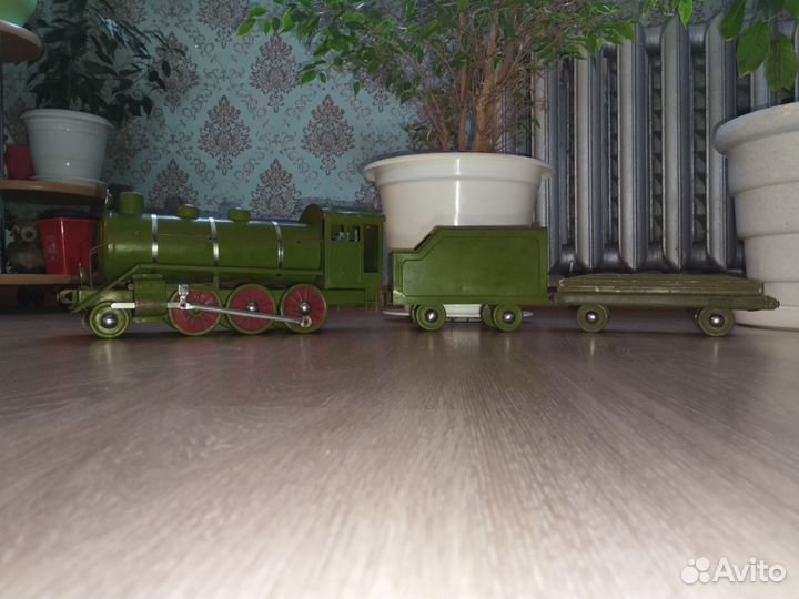 Игрушки СССР машинки. Паравоз нтмк