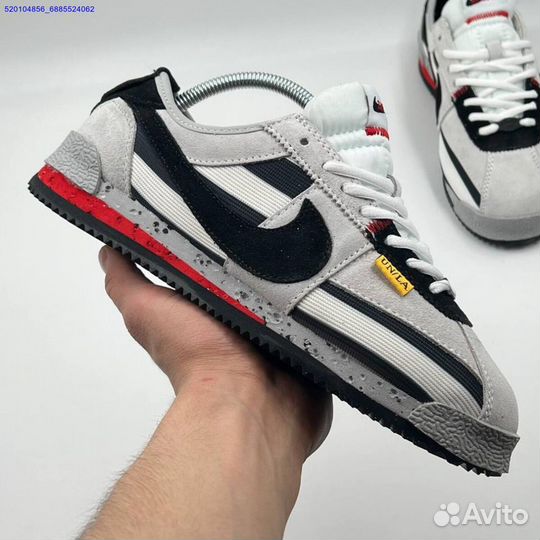 Кроссовки Nike Cortez Union Grey (Арт.57335)