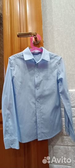 Рубашка Школьная. Размер 134. Состояние новой