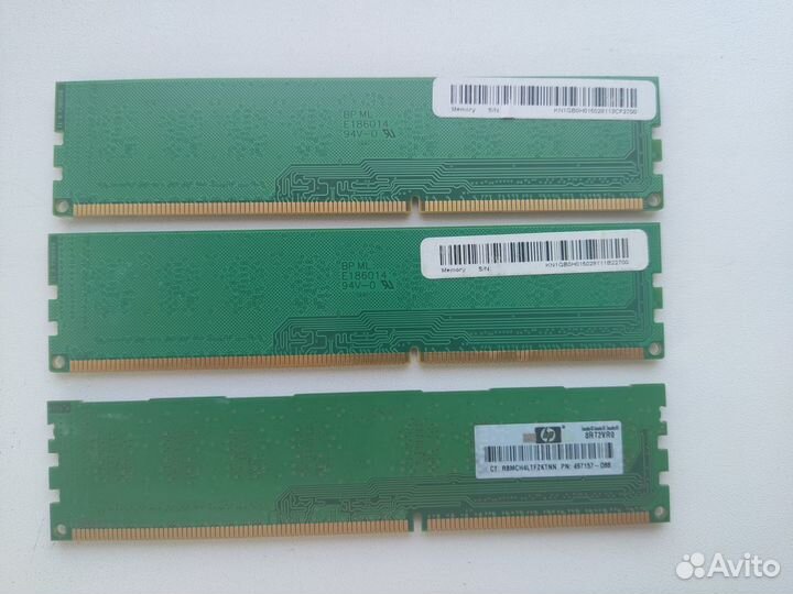 DDR3 1 и 2 Gb Samsung, DDR3L 2GB