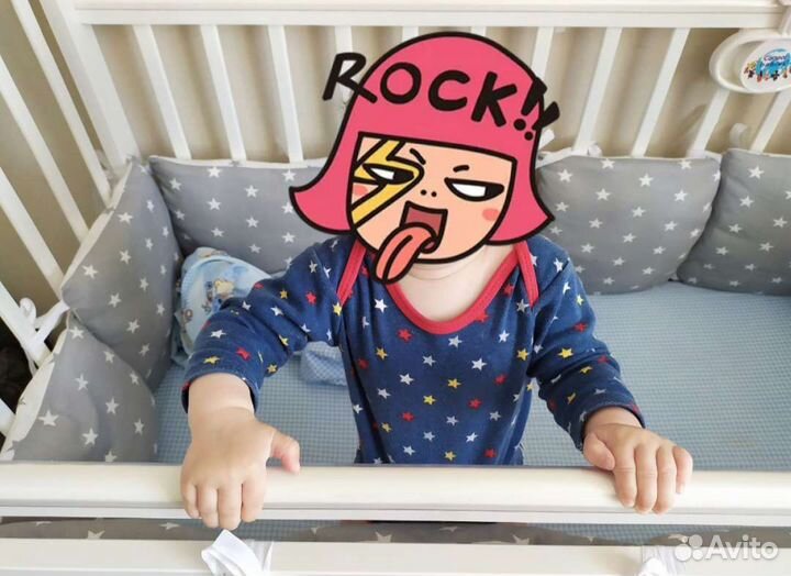 Бортики в детскую кроватку