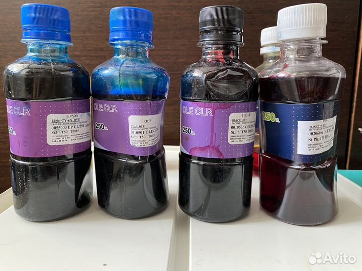 Чернила для принтера epson
