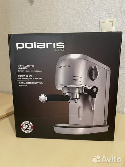 Кофеварка Polaris PCM 2001AE рожковая новая