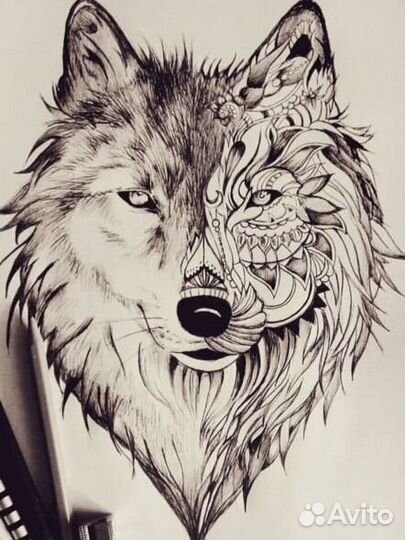 Разработка эскиза тату