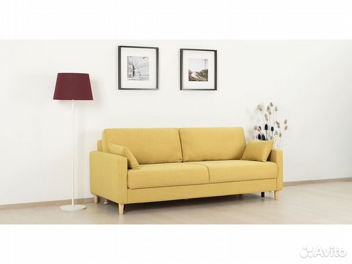 Диван горчичный с механизмом